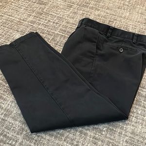 Dockers Mens Navy 30 X 30 Pleated Classic Fit  Pants